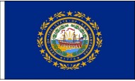 New Hampshire Table Flags